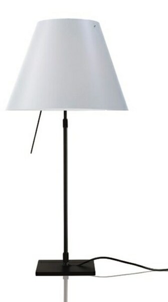Lampa Stołowa Luceplan, ściemnialny, biały, salon, aluminium
