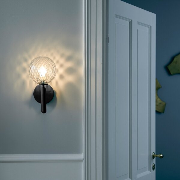 Lampa Ścienna Nuura Aps, Miira Wall, ściemnialny, czarny, salon, metal, design