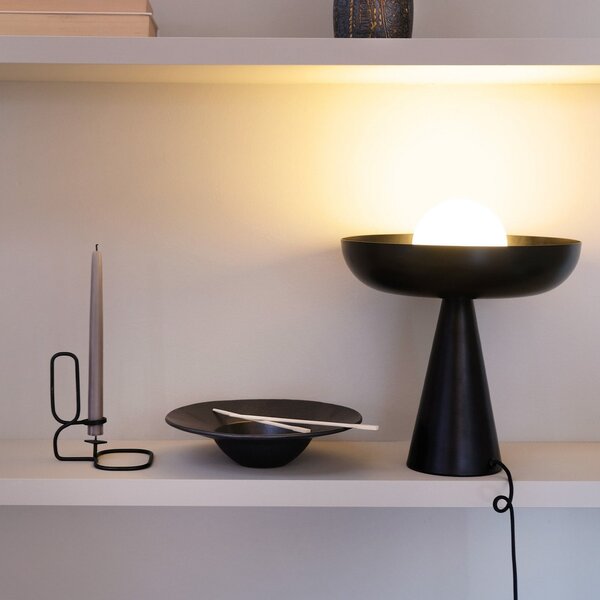 Lampa Stołowa Dyberg Larsen, Ava, czarny, salon, metal, design