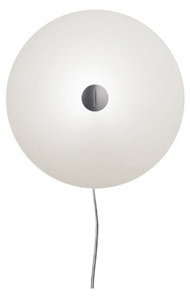 Lampa Ścienna Foscarini, biały, salon, szkło
