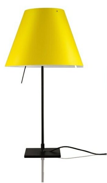 Costanzina Lampa Stołowa Czarno/Smart Yellow - Luceplan