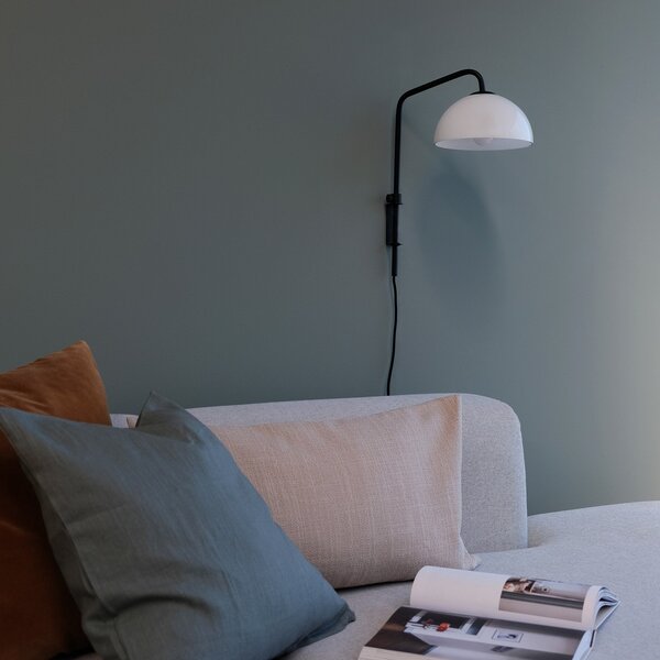 Lampa Ścienna Dyberg Larsen, Jazz, czarny, salon, metal, skandynawski