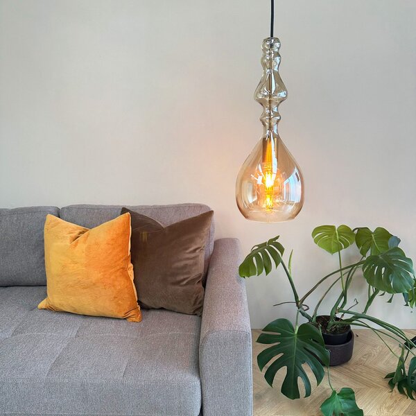 Lampa Wisząca Dyberg Larsen, Lea, ściemnialny, salon, szkło, design