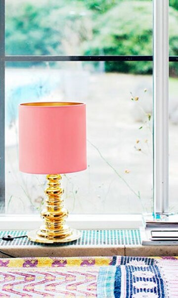 Lampa Stołowa DESIGN BY US, złoty | mosiężny, salon, metal