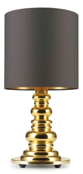 Lampa Stołowa DESIGN BY US, brąz rdzawy, salon, szkło