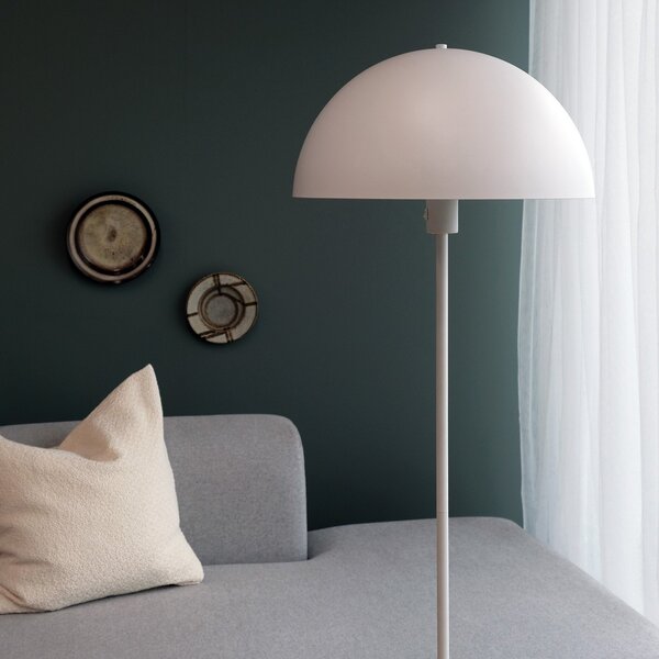 Lampa Podłogowa Dyberg Larsen, Stockholm, biały, salon, metal, design