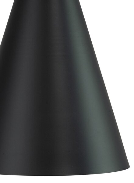 Lampa Wisząca Dyberg Larsen, Miles, ściemnialny, czarny, salon, metal, design