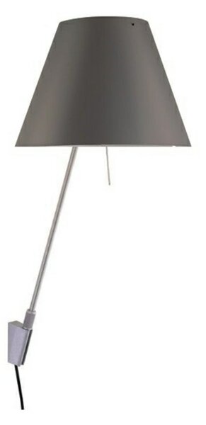 Costanzina Lampa Ścienna Alu/Concrete Grey - Luceplan