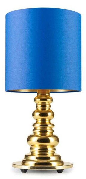 Lampa Stołowa DESIGN BY US, niebieski, salon, szkło