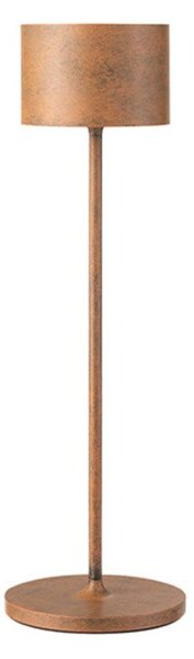 Zewnętrzna Lampa Blomus, ściemnialny, brąz rdzawy, taras, aluminium