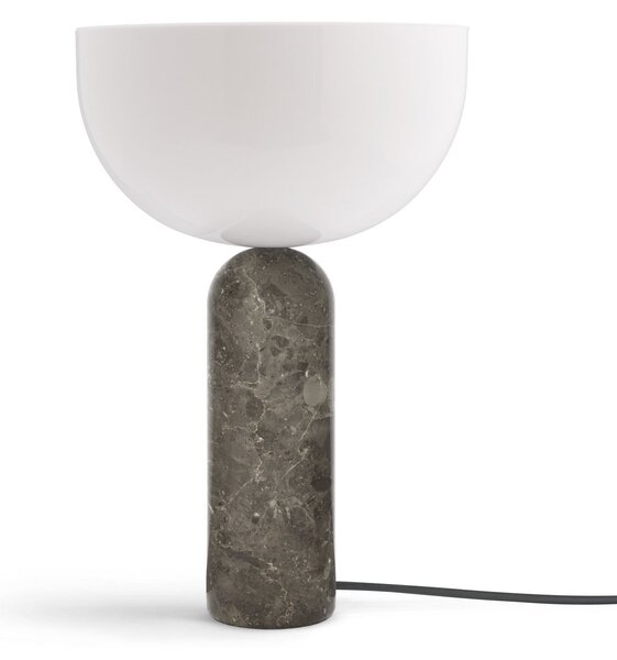Lampa Stołowa New Works, Kizu Large, szary, salon, kamień, design