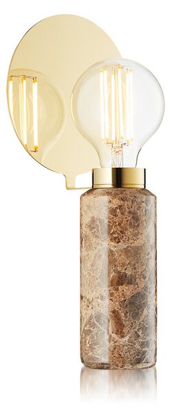 Lampa Stołowa DESIGN BY US, Blindspot, brąz rdzawy, salon, marmur, design