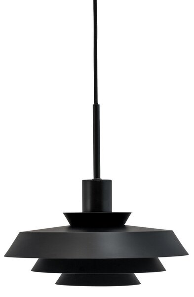 Lampa Wisząca Dyberg Larsen, DL30, ściemnialny, czarny, salon, metal, skandynawski