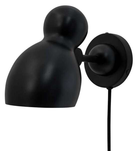 Lampa Ścienna Dyberg Larsen, Ludo, czarny, salon, metal, skandynawski