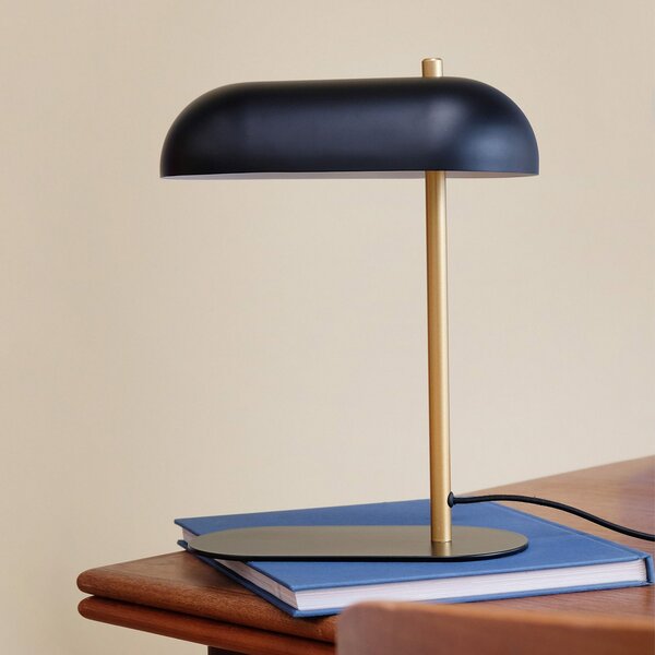 Lampa Stołowa Dyberg Larsen, Arch, czarny, gabinet | pracownia, metal, design