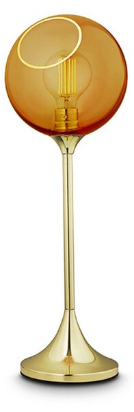 Lampa Stołowa DESIGN BY US, Ballroom, ściemnialny, pomarańczowy, salon, szkło, design