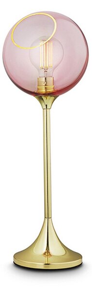 Lampa Stołowa DESIGN BY US, Ballroom, ściemnialny, pudrowy róż, salon, szkło, design