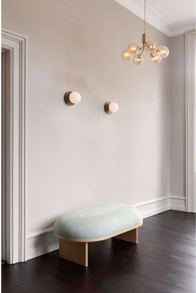 Lampa Ścienna Nuura Aps, Liila 1 Medium, ściemnialny, antyczny mosiądz, łazienka, metal, design