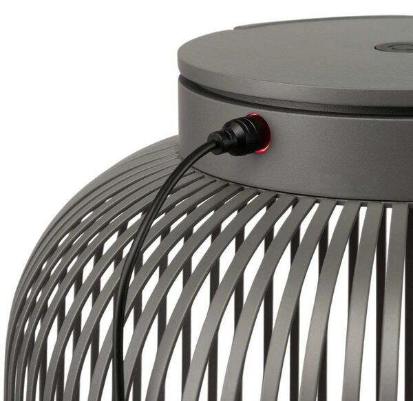 Zewnętrzna Lampa Blomus, ściemnialny, szary, taras, aluminium