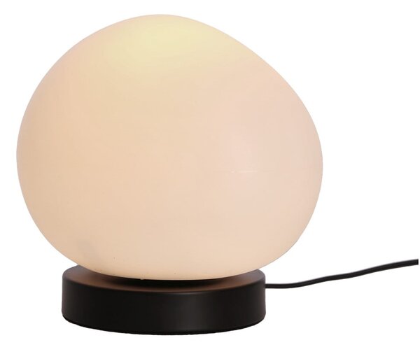 Czarno-biała lampa stołowa (wysokość 19 cm) Stones – Candellux Lighting