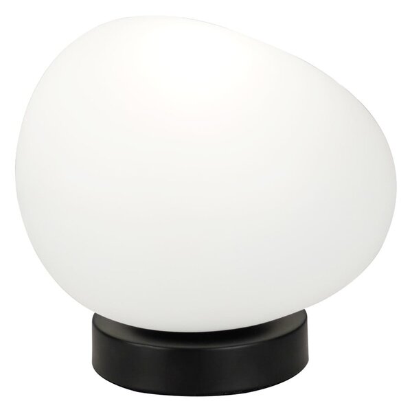 Czarno-biała lampa stołowa (wysokość 19 cm) Stones – Candellux Lighting