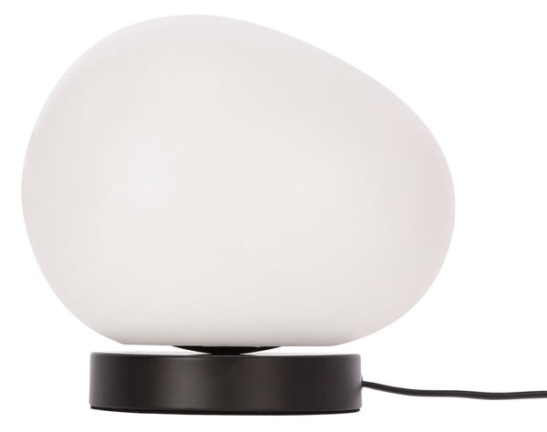 Czarno-biała lampa stołowa (wysokość 19 cm) Stones – Candellux Lighting
