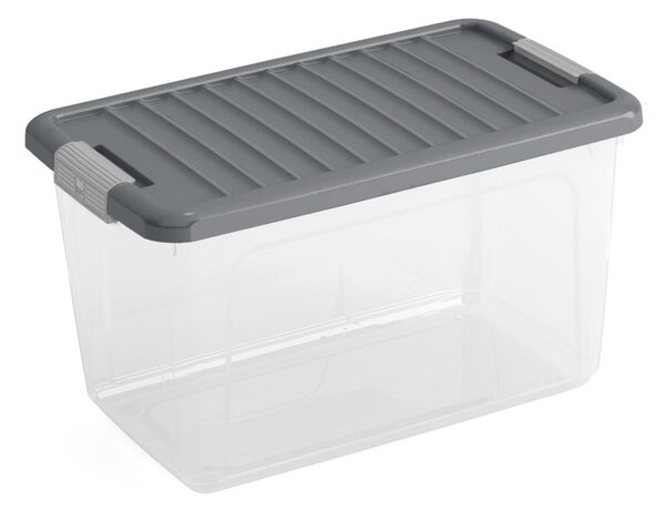 Plastikowy pojemnik z pokrywką 49x30x28,5 cm W box M – KIS