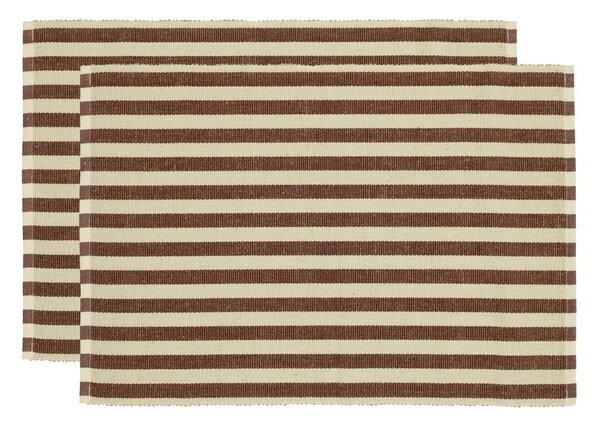 Maty stołowe z mieszanki juty zestaw 2 szt. 33x48 cm Statement Stripe – Södahl