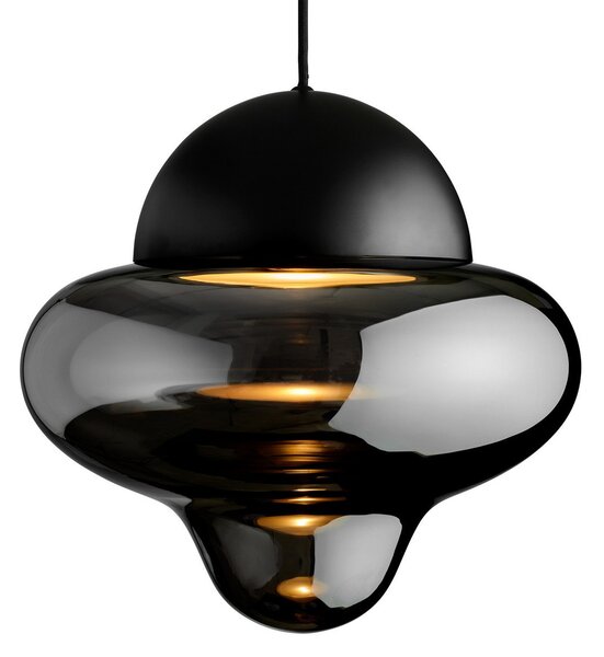 Lampa Wisząca DESIGN BY US, Nutty XL, ściemnialny, szary, salon, szkło, design
