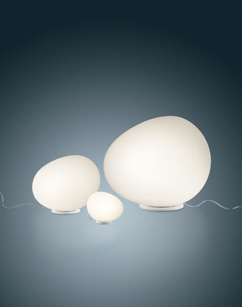 Lampa Stołowa Foscarini, biały, salon, szkło