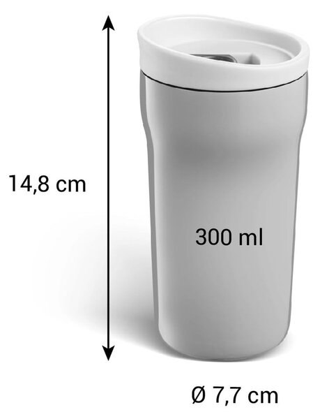 Beżowy kubek termiczny 300 ml Constant – Tescoma
