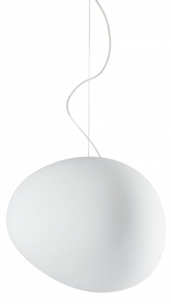 Lampa Wisząca Foscarini, ściemnialny, biały, salon, szkło