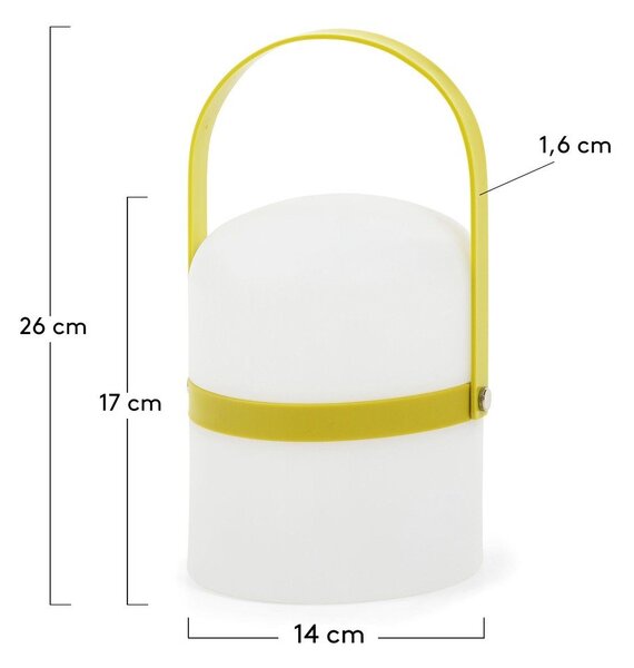 Lampa zewnętrzna LED ze ściemniaczem na USB ø 14,5 cm Ridley – Kave Home