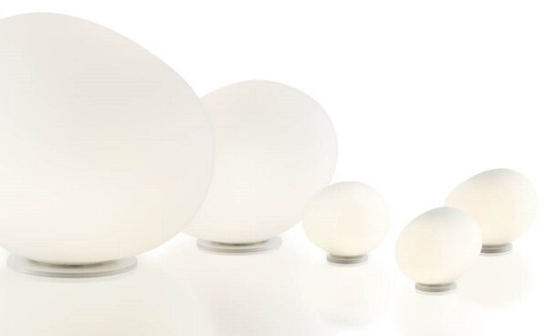Lampa Stołowa Foscarini, biały, salon, szkło