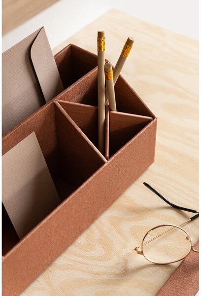 Kartonowy organizer na artykuły papiernicze Elisa Restore Paper Laminate – Bigso