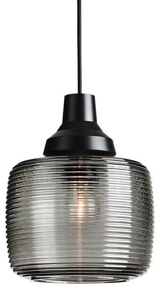 Lampa Wisząca DESIGN BY US, New Wave Stripe, ściemnialny, szary, salon, aluminium, design