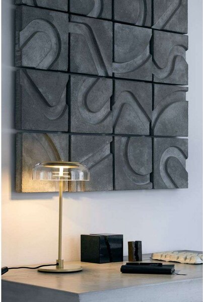 Lampa Stołowa Nuura Aps, Blossi, ściemnialny, złoty | mosiężny, salon, metal, skandynawski