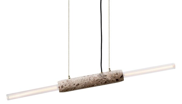 Lampa Wisząca DESIGN BY US, Limbo, ściemnialny, brąz rdzawy, jadalnia, marmur, design