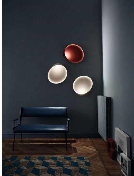 Lampa Ścienna Foscarini, czerwony, tworzywo sztuczne