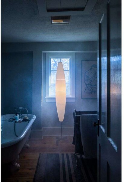 Lampa Podłogowa Foscarini, biały, salon, metal
