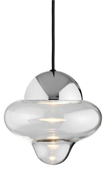 Lampa Wisząca DESIGN BY US, Nutty, ściemnialny, transparentny, salon, szkło, design