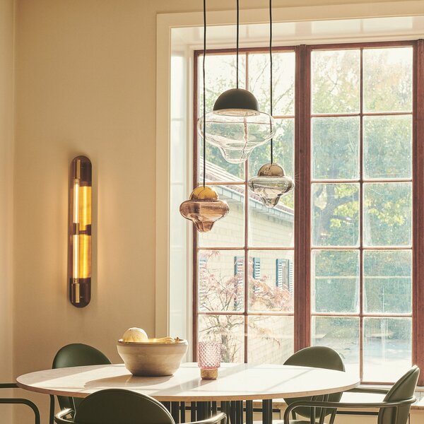 Lampa Wisząca DESIGN BY US, Nutty, ściemnialny, transparentny, salon, szkło, design