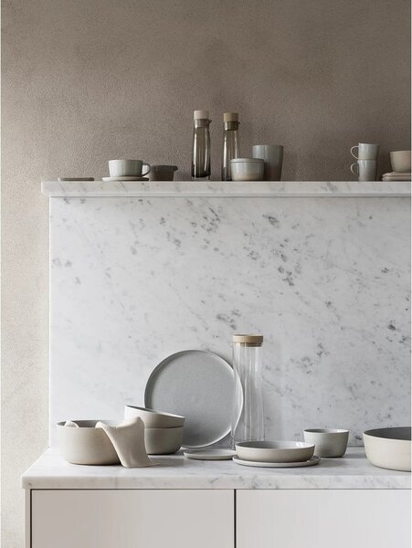 Jasnoszaro-beżowy ceramiczny kubek 250 ml Sablo – Blomus