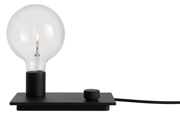 Lampa Stołowa Muuto, czarny, sypialnia, aluminium, design