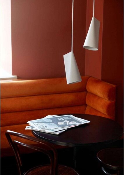 Lampa Wisząca Moebe, biały, salon, inny materiał