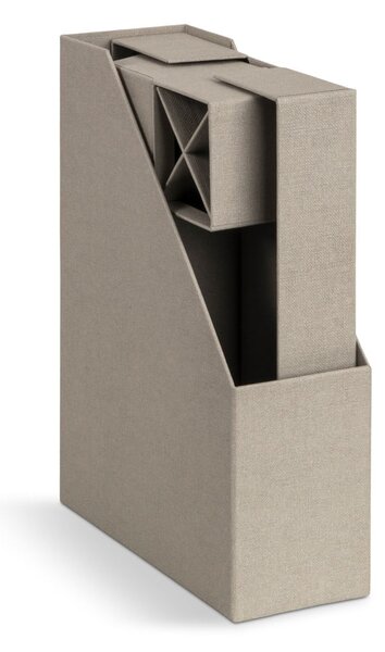 Kartonowe organizery zestaw 4 szt. Hugo Canvas Paper Laminate – Bigso