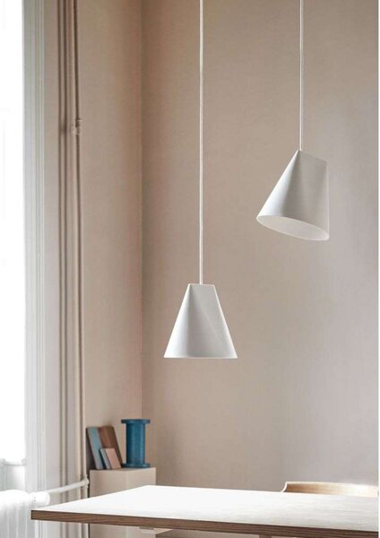 Lampa Wisząca Moebe, biały, salon, inny materiał