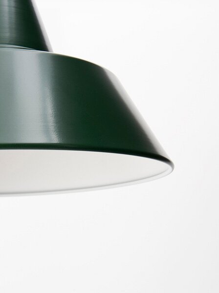 Lampa Wisząca Made By Hand, Workshop W3, ściemnialny, zielony, jadalnia, aluminium, design