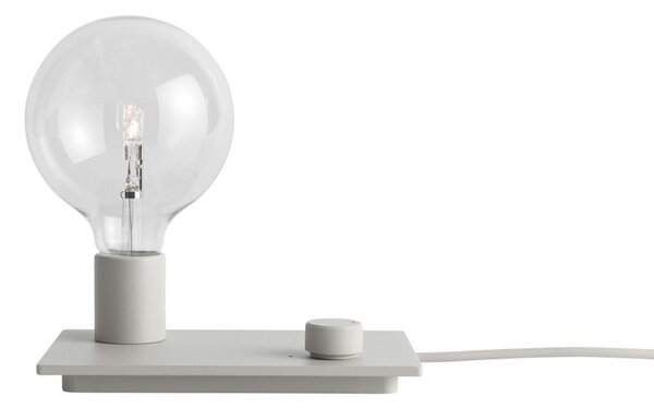 Lampa Stołowa Muuto, szary, salon, aluminium, design