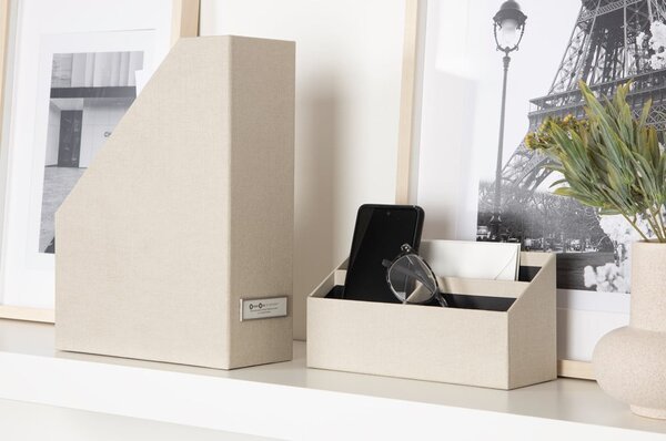 Kartonowe organizery zestaw 4 szt. Hugo Canvas Paper Laminate – Bigso